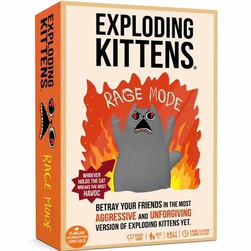 Exploding Kittens Uitbreiding: Rage Mode (ENG) (Bordspellen), Exploding Kittens Exploding Kittens Uitbreiding: Rage Mode (ENG) (Bordspellen), Exploding Kittens