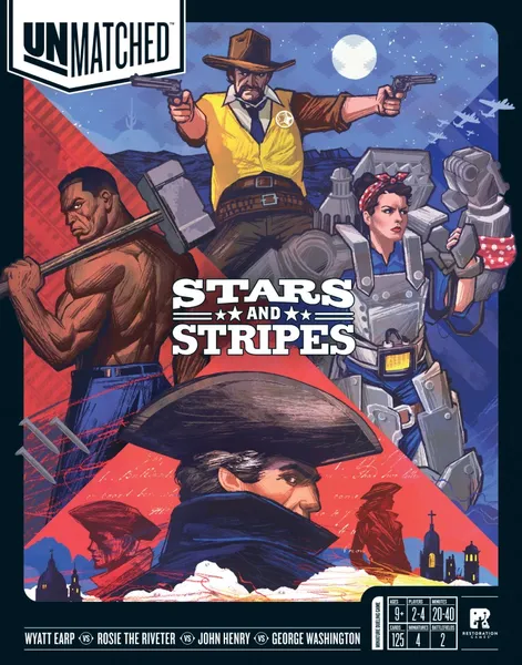 Unmatched: Stars and Stripes (Bordspellen), Restoration Games Unmatched: Stars and Stripes (Bordspellen), Restoration Games