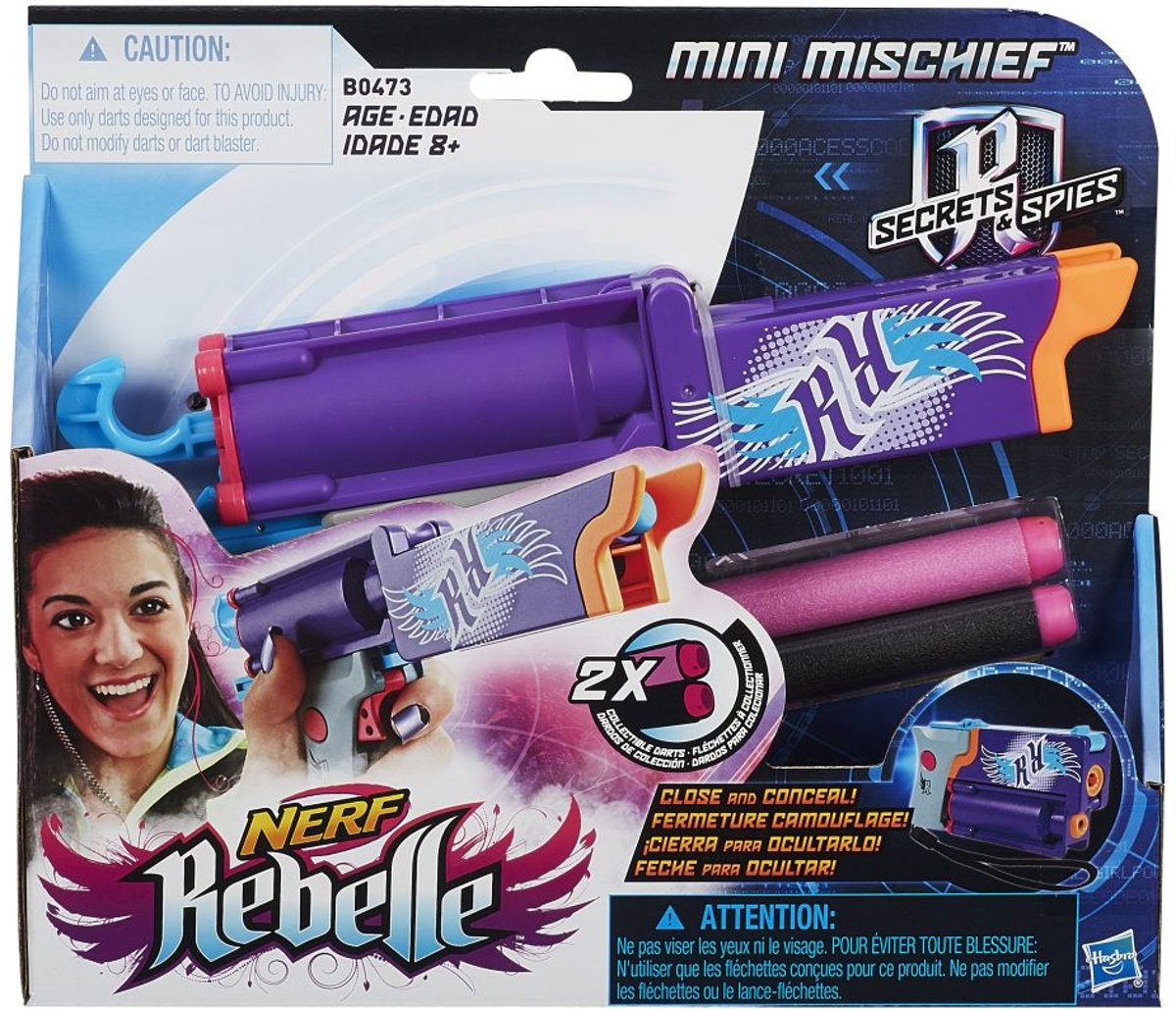 NERF Rebelle Mini Mischief - Blaster (Nerf), Hasbro