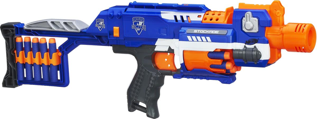 NERF N-Strike Elite Stockade - 25 meter - Blaster (Nerf), Hasbro