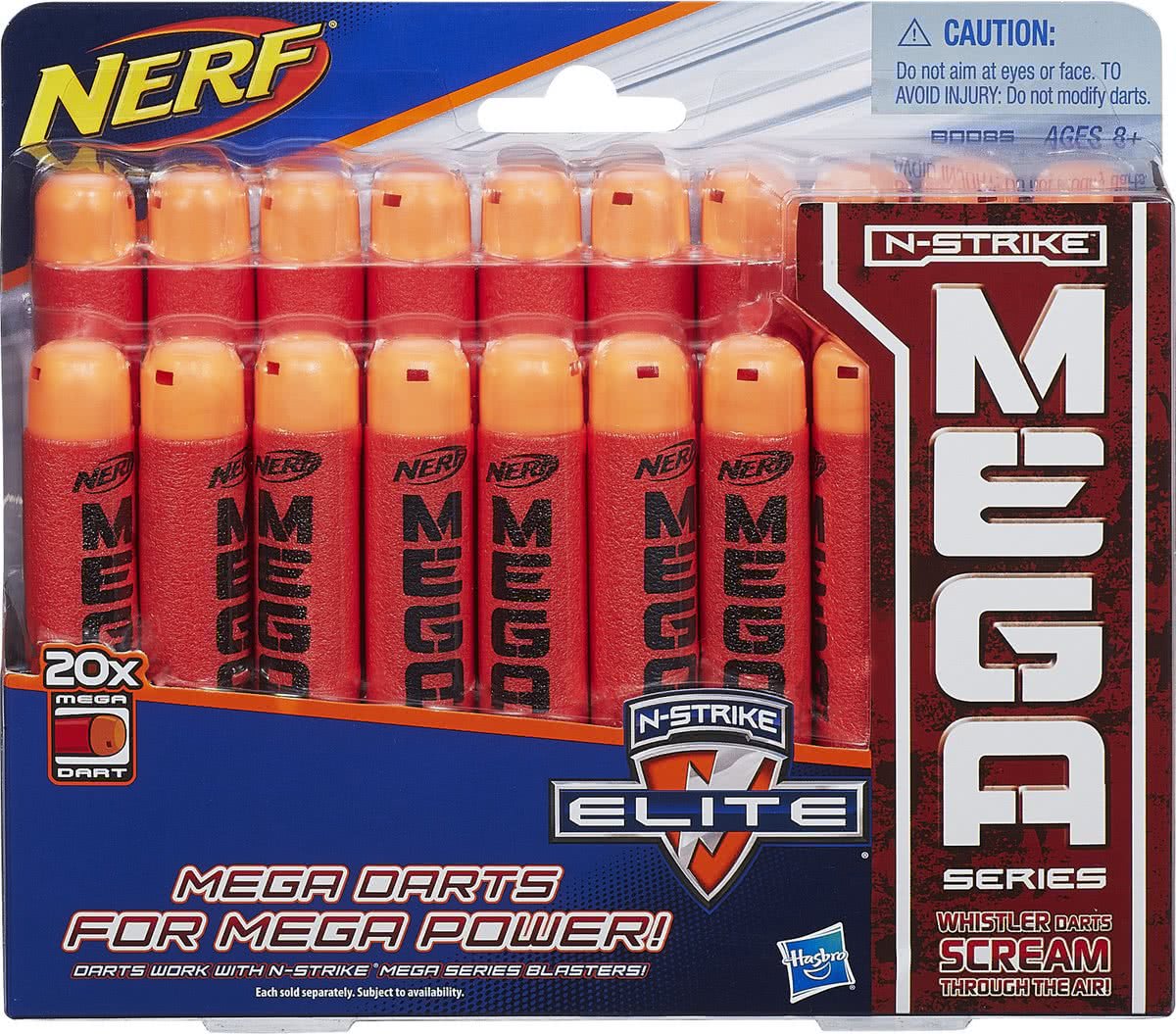 NERF N-Strike Mega 20 Darts - Refill (Nerf), Hasbro
