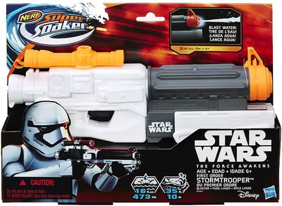 NERF Star Wars Super Soaker Villain Trooper Blaster (Nerf), Hasbro