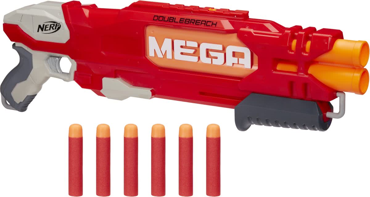 NERF N-Strike Mega Doublebreach - Blaster (Nerf), Hasbro