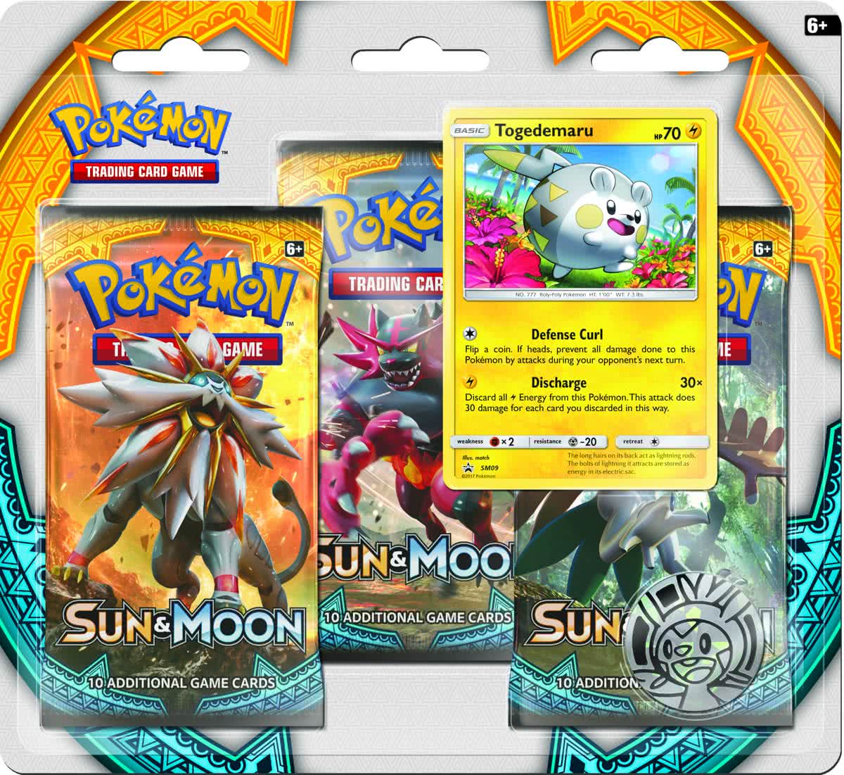 Pokemon Sun & Moon Blister Pack: Litten of Togedemaru (5-Delig) (Pokemon), The Pokemon Company