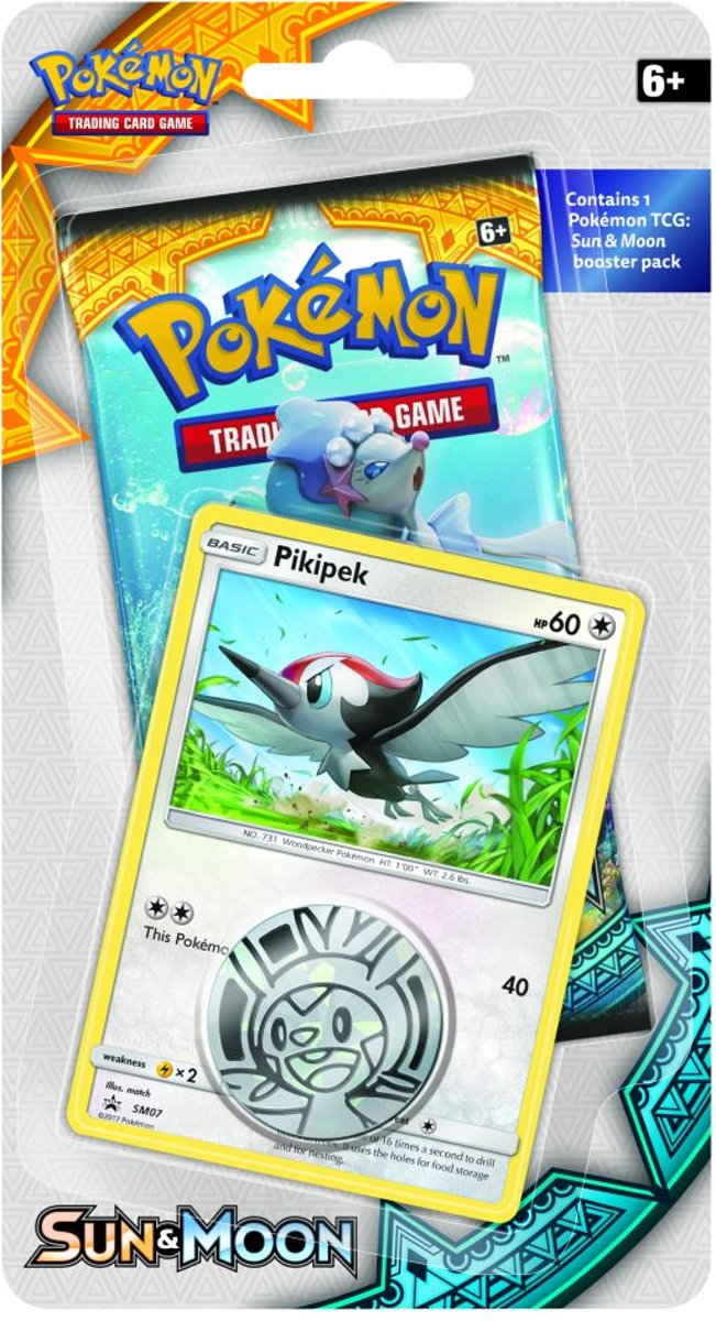 Pokemon Sun & Moon Blister Pack: Pikipek (3-Delig) (Pokemon), The Pokemon Company