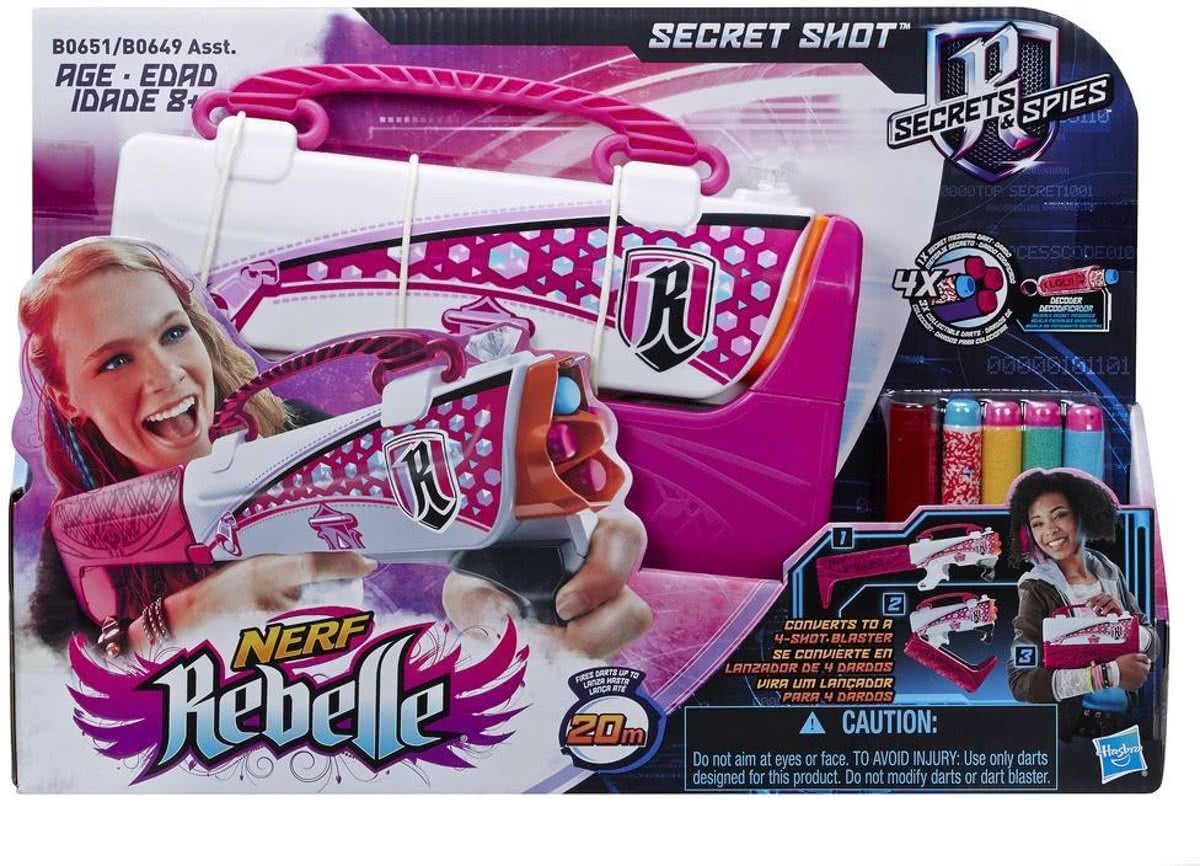 NERF Rebelle Secret Shot roze (Nerf), Hasbro